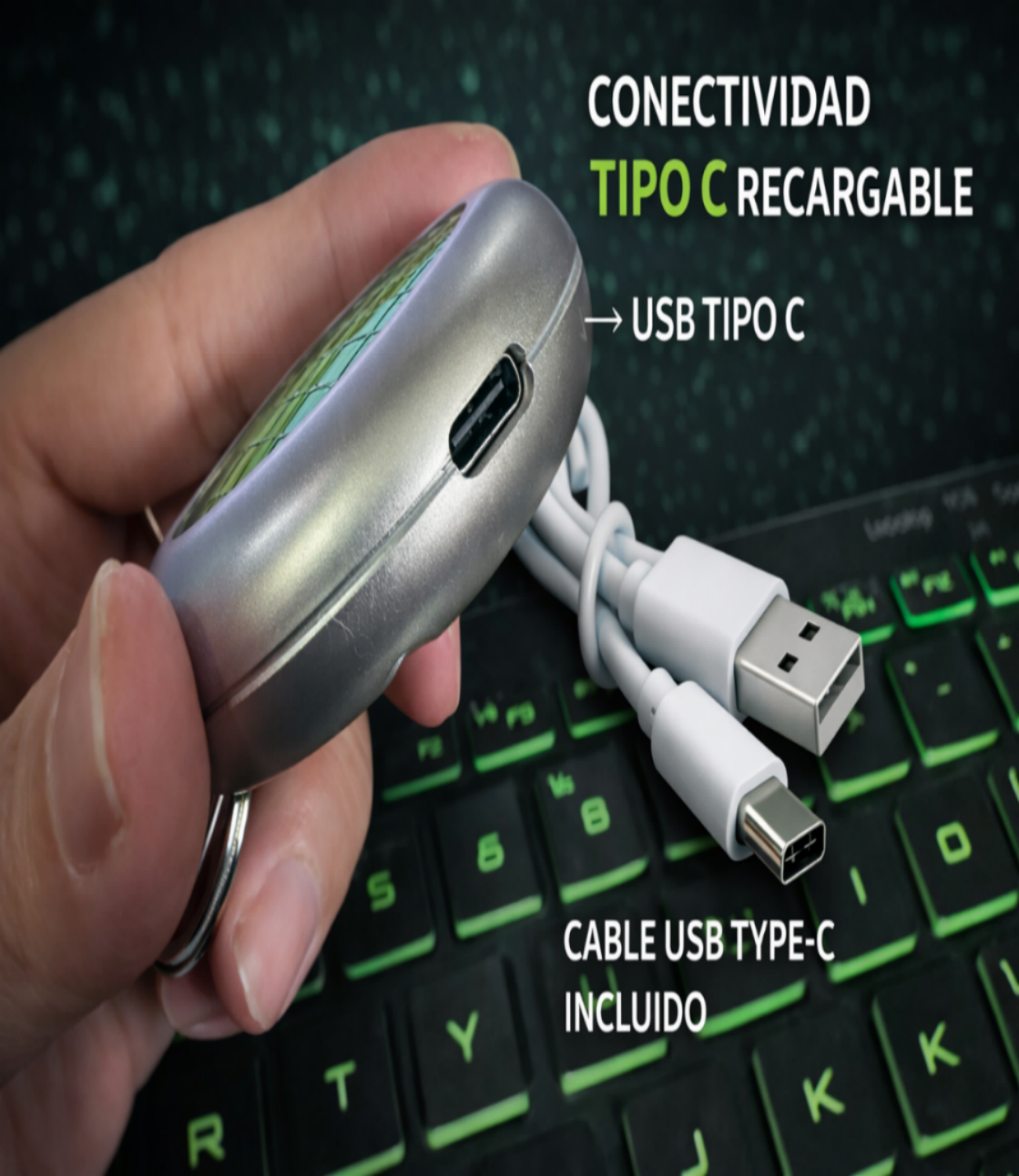 👉 Activa tu Radar 🔥 Llavero LED con Sonido Real que Reacciona